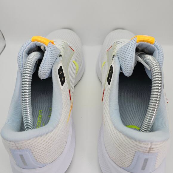Nike Air Zoom Pegasus 40 White Laser Womens 9 Running Shoes Sneakers - Picture 8 of 12